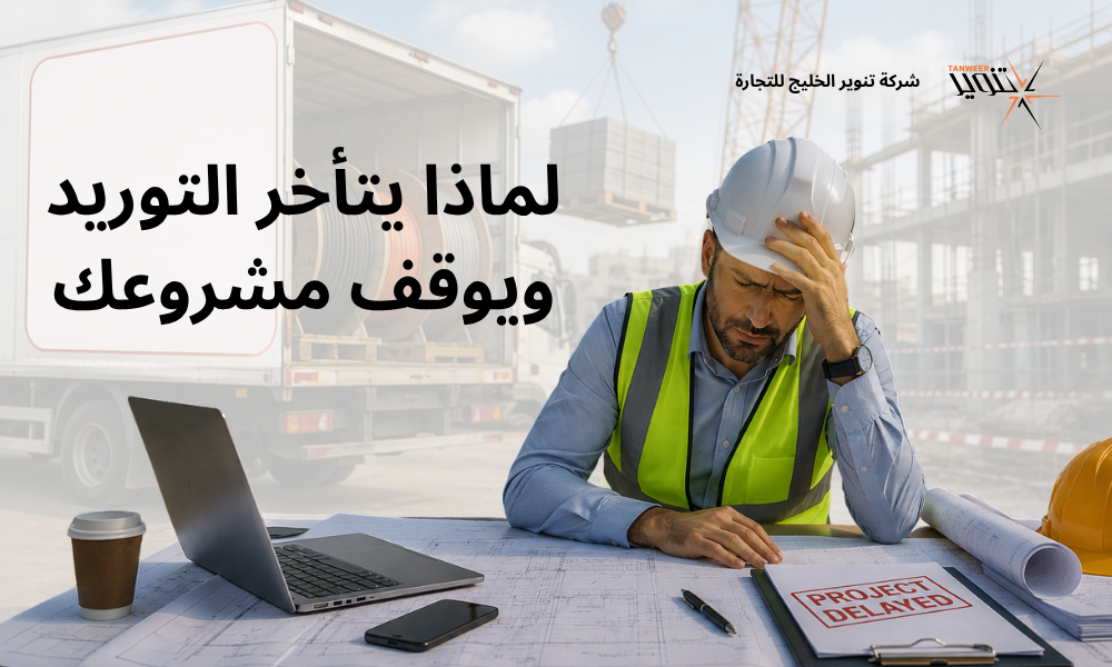 تأخر توريد مواد الكهرباء في المشاريع السعودية - أسباب وحلول مع تنوير الخليج
