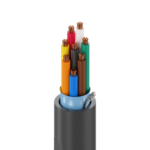 بلدن - كابل صوت و انظمة حريق 5306FE 0081000 - عدد 8 خط - 305 متر/اللفة - مقاس 18 AWG - رمادي