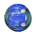 بحرة - سلك كهربائي نحاس مرن - المواصفات البريطانية NYA - مقاس 6 مم - 450/750 فولت - 91.44 متر - أسود