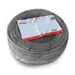 بحرة - سلك كهربائي نحاس LS0H - المواصفات البريطانية NYA - مقاس 1.5 مم - 450/750 فولت - 91.44 متر - رمادي