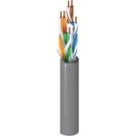 بلدن - كابل داتا نحاس CAT6 7965E - طول 305 متر - مقاس 4P/AWG23 - رمادي