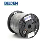 بلدن - كابل سماعة - 3 خط - مقاس 16 AWG - اللفة 305 متر - رمادي