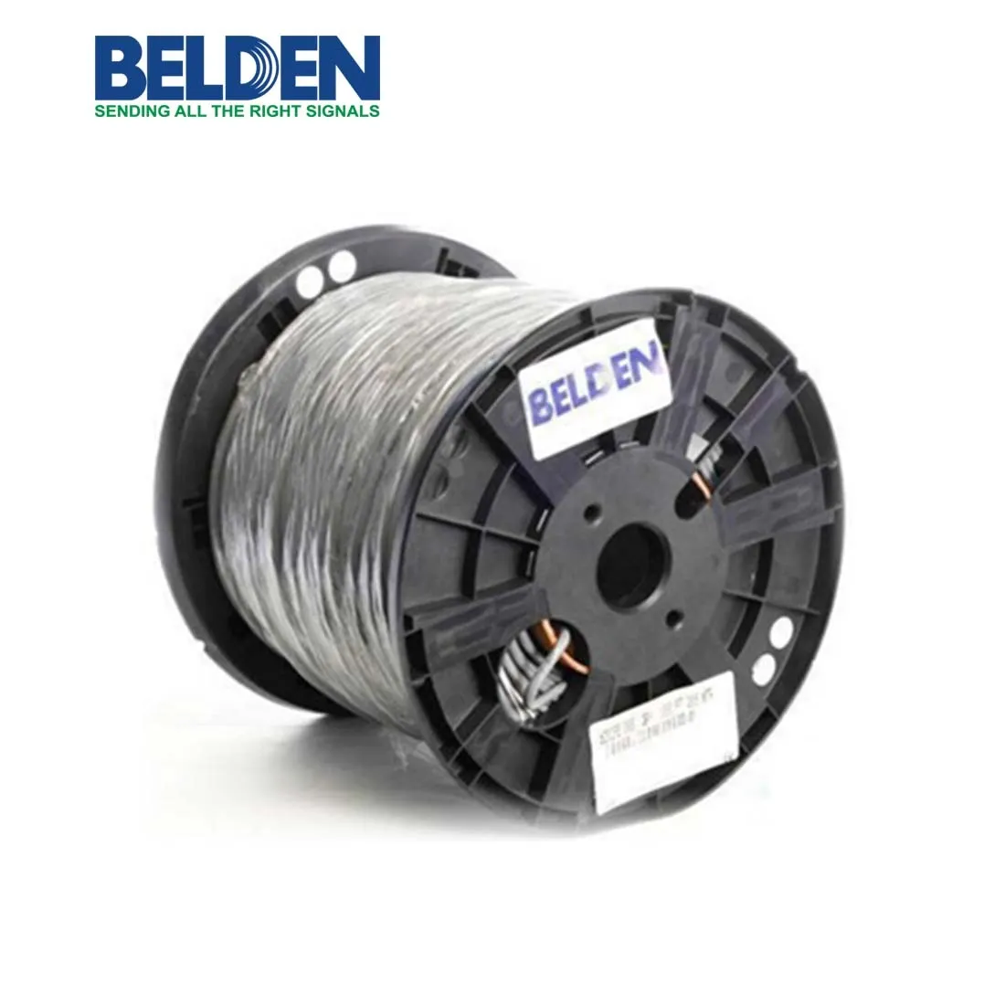 5201fe_belden_copy بلدن - كابل سماعة - 3 خط - مقاس 16 AWG - اللفة 305 متر - رمادي - الصورة 1