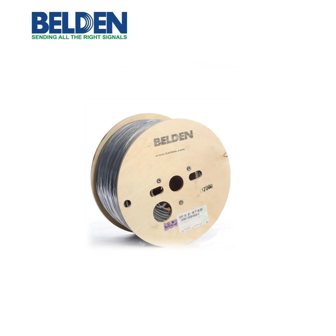 5306fe بلدن - كابل إنذار حريق - 8 خط - مقاس 18 AWG - اللفة 305 متر - رمادي - الصورة 1