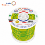 كابلات جدة – سلك نحاس THHN – مقاس 10 AWG – قدرة 600 فولت – طول اللفه 500 قدم – أصفرxأخضر