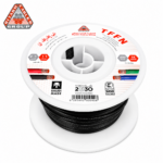 كابلات الرياض – سلك نحاس TFFN – مقاس 16 AWG – قدرة 600 فولت – طول اللفه 500 قدم – أسود