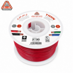 كابلات الرياض – سلك نحاس THHN – مقاس 14 AWG – قدرة 600 فولت – طول اللفه 500 قدم – أحمر