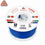 كابلات الرياض – سلك نحاس THHN – مقاس 14 AWG – قدرة 600 فولت – طول اللفه 500 قدم – أزرق
