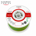 السويدى – سلك نحاس TFFN – مقاس 16 AWG – قدرة 600 فولت – طول اللفه 500 قدم – أصفرxأخضر