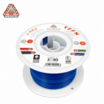 كابلات الرياض – سلك نحاس TFFN – مقاس 16 AWG – قدرة 600 فولت – طول اللفه 500 قدم – أزرق