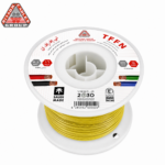 كابلات الرياض – سلك نحاس TFFN – مقاس 16 AWG – قدرة 600 فولت – طول اللفه 500 قدم – أصفر